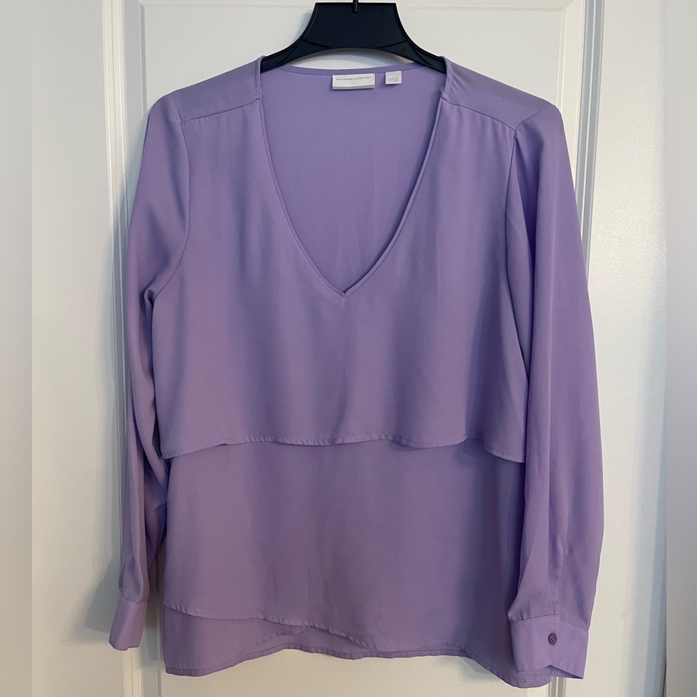 Purple blouse